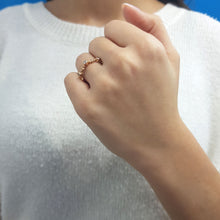 Load image into Gallery viewer, Three Stone Diamond Ring