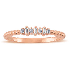 Load image into Gallery viewer, Baguette & Round Diamond Ring