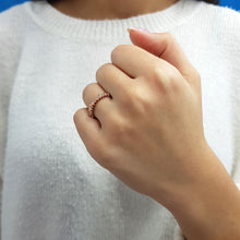 Load image into Gallery viewer, Two Row Diamond Ring