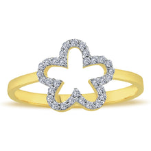 Load image into Gallery viewer, Five Leaf Clover Diamond Ring