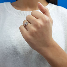 Load image into Gallery viewer, Heart Halo Diamond Ring