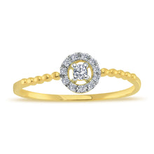 Load image into Gallery viewer, Mini Halo Diamond Ring