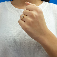 Load image into Gallery viewer, Mini Halo Diamond Ring