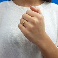 Load image into Gallery viewer, Square Setting Diamond Cluster Ring