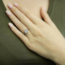 Load image into Gallery viewer, Diamond Cluster Engagement Ring
