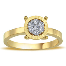 Load image into Gallery viewer, Mini Round Diamond Cluster Ring