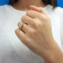 Load image into Gallery viewer, Mini Round Diamond Cluster Ring