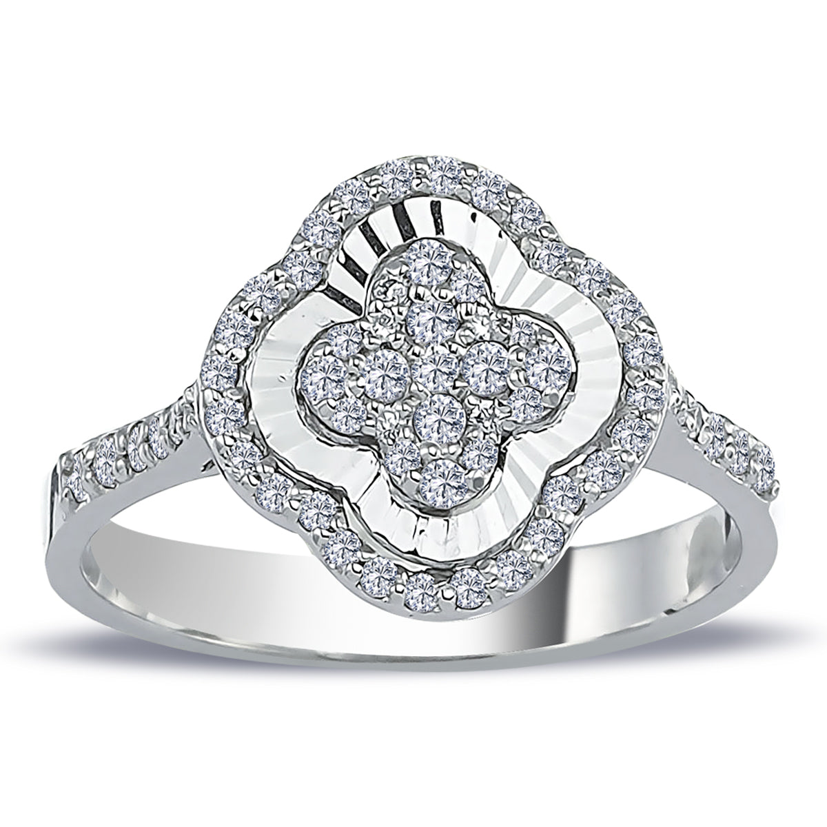 Clover sale engagement ring