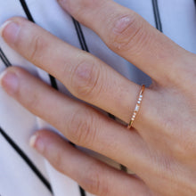 Load image into Gallery viewer, 14K Rose Gold Diamond Ring