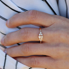 Load image into Gallery viewer, 14K Rose Gold Promise Ring