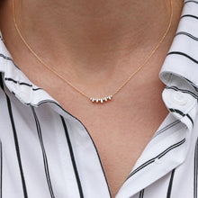 Load image into Gallery viewer, 14K Yellow Gold Diamond Necklace