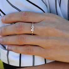 Load image into Gallery viewer, Asymmetrical Diamond Ring