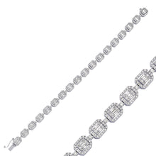 Load image into Gallery viewer, Baguette Diamond Bracelet