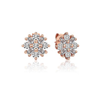 Load image into Gallery viewer, Baguette Diamond Earrings