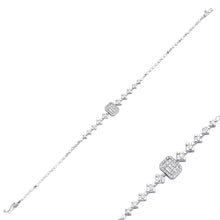 Load image into Gallery viewer, Baguette & Round Cut Diamond Bracelet