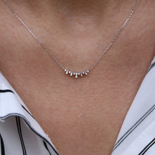 Load image into Gallery viewer, Baguette Round Diamond Necklace