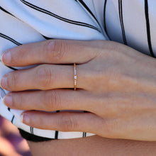 Load image into Gallery viewer, Baguette & Round Diamond Ring
