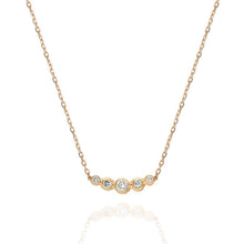 Load image into Gallery viewer, Bezel Set Diamond Necklace