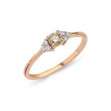 Load image into Gallery viewer, Champagne Color Diamond Ring