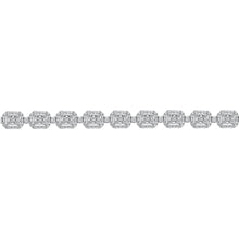 Load image into Gallery viewer, Diamond cluster bracelet
