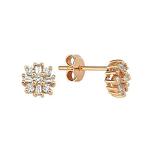 Load image into Gallery viewer, Diamond Cluster Earrings