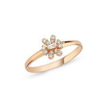 Load image into Gallery viewer, Diamond Daisy Ring