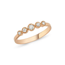 Load image into Gallery viewer, Five Stone Diamond Ring