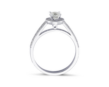 Load image into Gallery viewer, Floating Halo Engagement Ring