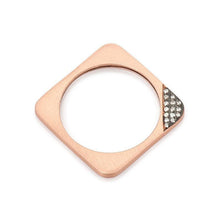 Load image into Gallery viewer, Four Corner Diamond Ring