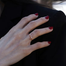 Load image into Gallery viewer, Four Stone Love Ring