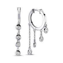 Load image into Gallery viewer, Gold Earrings With Diamonds