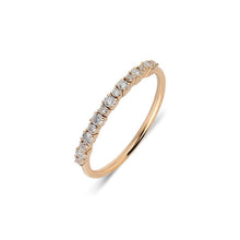 Load image into Gallery viewer, Half Eternity Diamond Ring