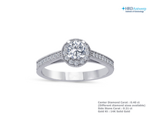 Load image into Gallery viewer, Halo Engagement Ring