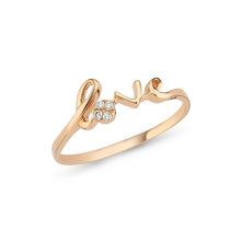 Load image into Gallery viewer, Love Word Diamond Ring