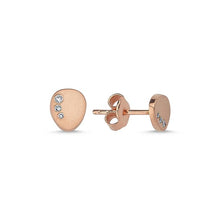 Load image into Gallery viewer, Minimalist Diamond Stud Earrings