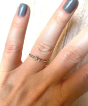 Load image into Gallery viewer, Minimalist Multi Stone Diamond Ring