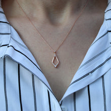 Load image into Gallery viewer, Open Diamond Shape Necklace