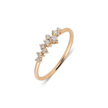 Load image into Gallery viewer, Natural Diamond Cluster Ring