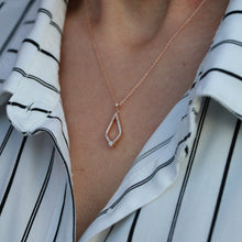 Load image into Gallery viewer, Natural Diamond Necklace in 14K Solid Gold