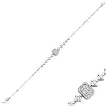 Load image into Gallery viewer, Natural Diamond Cluster Bracelet