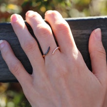 Load image into Gallery viewer, Open Twisted Diamond Ring