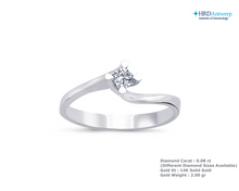Load image into Gallery viewer, Pear Shaped 4 Prong Set Engagement Ring