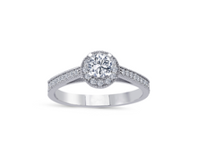Load image into Gallery viewer, Pollia Halo Engagement Ring