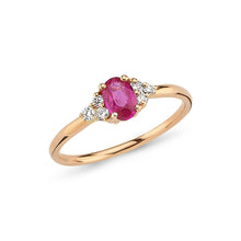 Load image into Gallery viewer, Ruby Diamond Ring