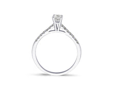 Load image into Gallery viewer, Side Stone Diamodn Engagement Ring