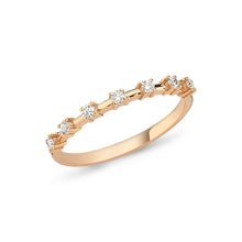 Load image into Gallery viewer, Spaced Diamond Ring