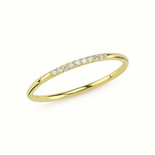 Load image into Gallery viewer, Thin Minimalist Diamond Ring