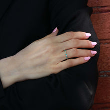 Load image into Gallery viewer, Turquoise enamel ring