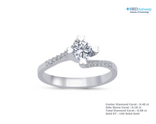 Load image into Gallery viewer, Twisted Engagement Ring