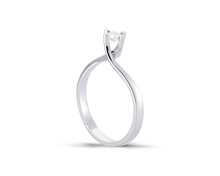 Load image into Gallery viewer, Unique Shape Prong Set Engagement Ring